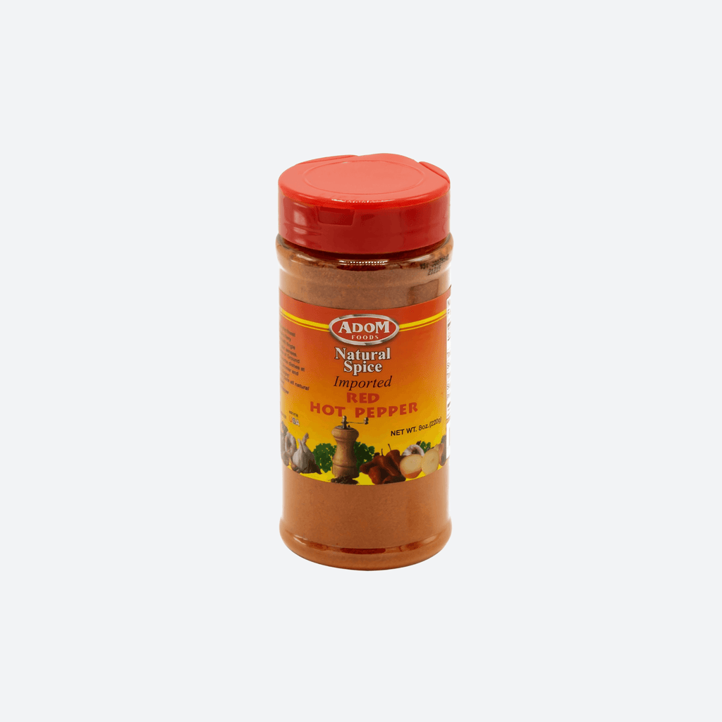 Adom Foods Red Hot Pepper Powder 8oz - Motherland Groceries