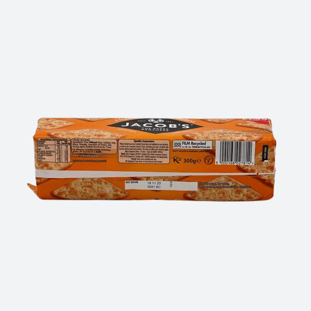 Jacob's Cream Crackers 300g - Motherland Groceries