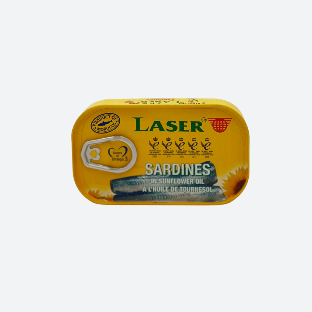 Laser Sardines in Sunflower Oil - Motherland Groceries