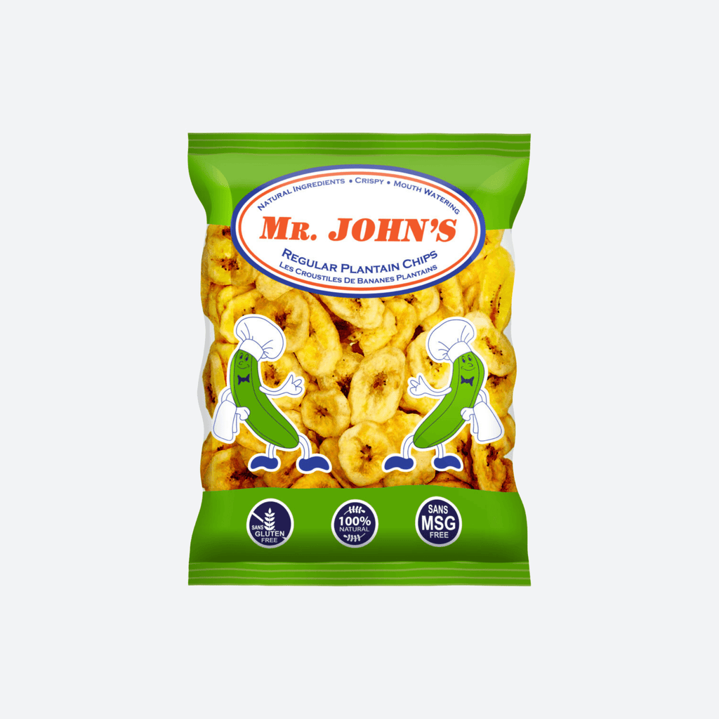 Mr. Johns Green Plantain Chips 70g - Motherland Groceries