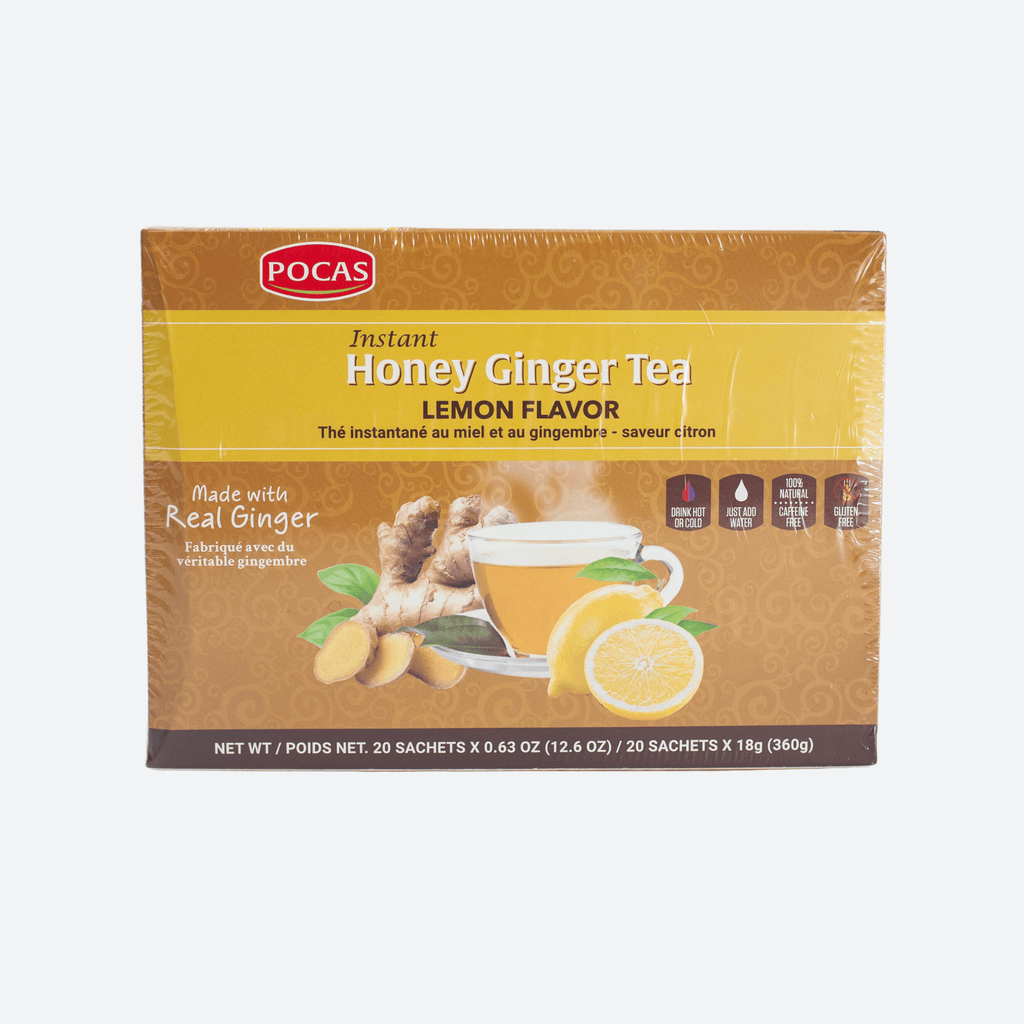Instant Honey Ginger Tea - Lemon Flavor - Motherland Groceries