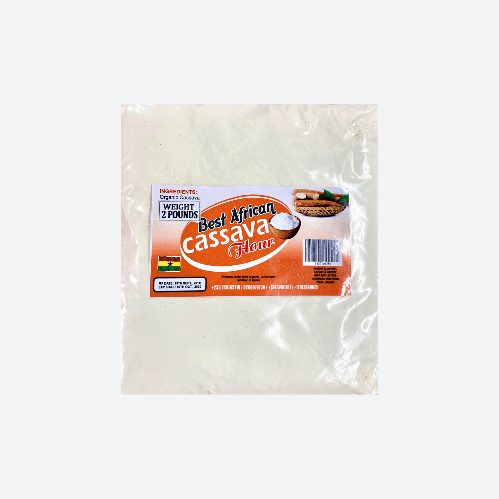 Best African Cassava Flour 2lbs - Motherland Groceries