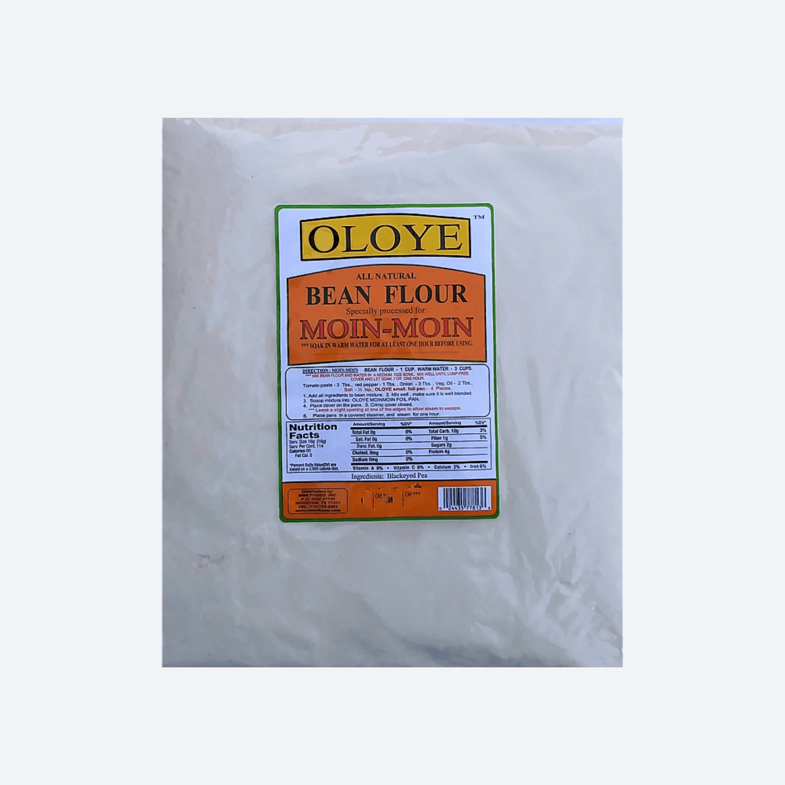 Oloye Bean Flour - Moin Moin 10lbs - Motherland Groceries