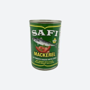 Safi Mackerel in Tomato Sauce with Chili - Motherland Groceries